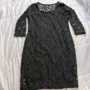 Charlotte Russe little black lace dress size 1X